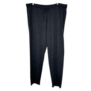 EILEEN FISHER Charmer Merino Wool Jogger Pants XL Charcoal Gray Drawstring NWT‎
